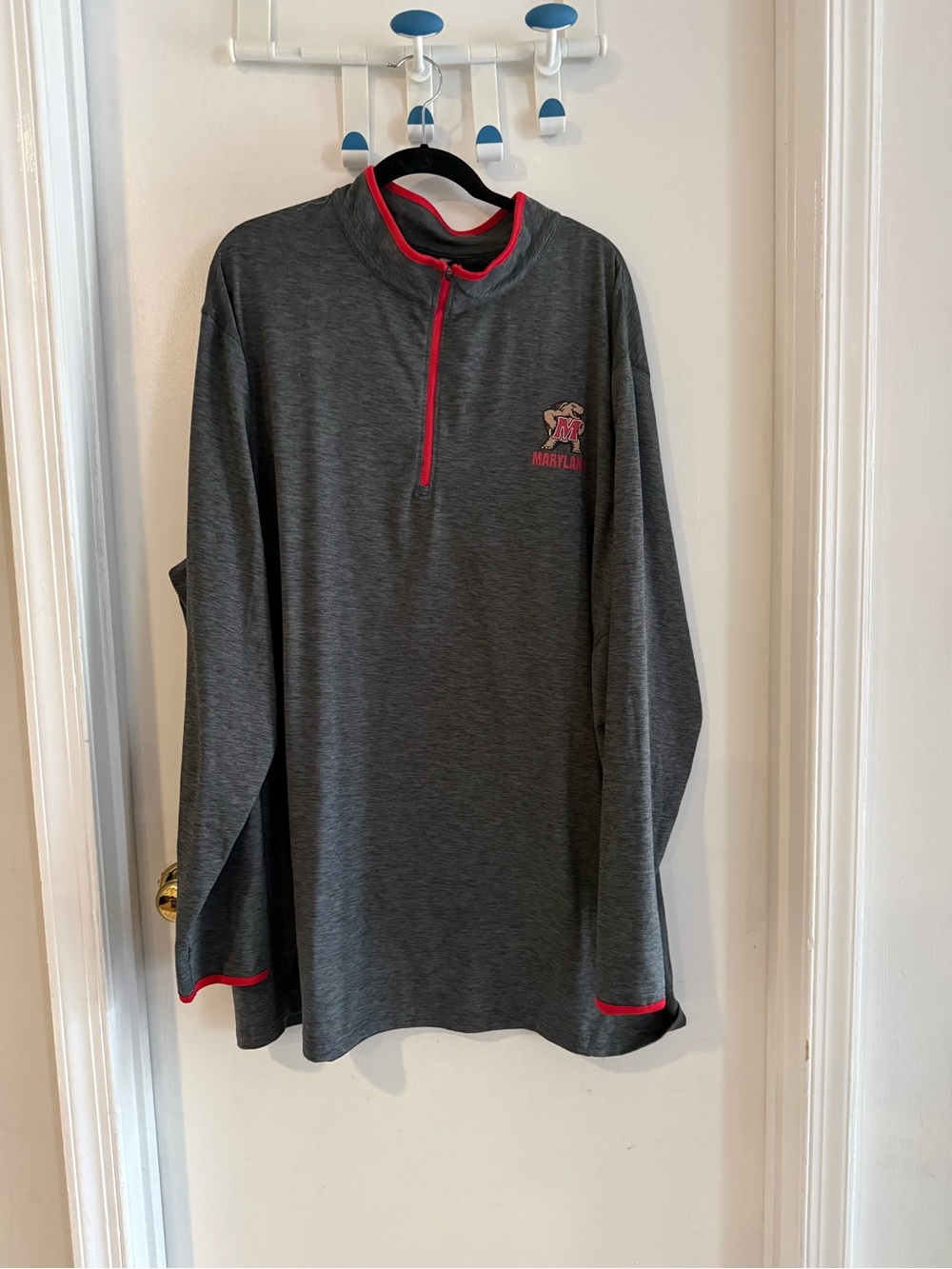 University of Maryland Terripans Grey Pullover 4XL